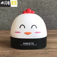 三维工匠创意可爱卡通桌面纸巾盒餐巾纸收纳盒卷纸筒家用客厅茶几抽纸盒 白色小鸡-劵纸盒