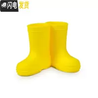 三维工匠创意家居多功能卡通可爱硅胶雨鞋雨靴牙刷架座双位牙刷座生日 黄色