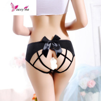 鱼篓(FISH BASKET)情趣内衣镂空透明三角裤女式性感内裤女透视诱惑开裆少女可爱