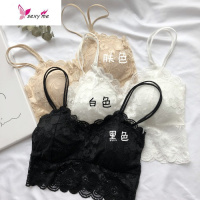 新款韩版内衣少女抹胸性感蕾丝花边裹胸罩无钢圈美背聚拢文胸 FISH BASKET胸罩