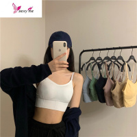 打底美背吊带女性感外穿露肩背心内搭无钢圈短款胸罩聚拢上衣文胸 FISH BASKET胸罩