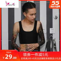 素吻帅t束胸 内衣女 les缩胸学生大胸显小短款裹胸塑胸运动背心 FISH BASKET文胸胸罩