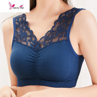 美背文胸聚拢无钢圈内衣女蕾丝性感裹胸背心胸罩女士 FISH BASKET胸罩