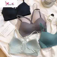莫代尔舒适美背运动背心瑜伽睡眠文胸内衣无钢圈聚拢胸罩bra FISH BASKET胸罩