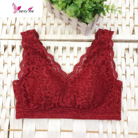 贝茵婷蕾丝背心大码文胸360度零压力无钢圈养护内衣舒适胸罩 FISH BASKET胸罩