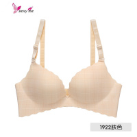 内衣女无钢圈薄款蕾丝美背文胸大胸显小性感聚拢胸罩 FISH BASKET胸罩