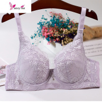 性感蕾丝透气无海绵超薄全罩杯胸罩聚拢调整型女内衣文胸薄款 FISH BASKET胸罩