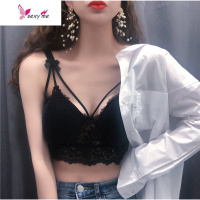 韩版性感蕾丝裹胸抹胸ins内衣蝴蝶结少女文胸小吊带胸罩 FISH BASKET胸罩