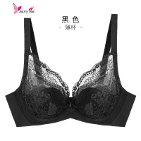 轻薄性感内衣女记忆钢圈蕾丝透气上托收副乳文胸罩聚拢 FISH BASKET胸罩