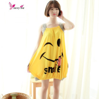 很仙的睡裙女夏季棉卡通可爱韩版学生宽松大码网红睡衣 FISH BASKET