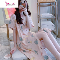 日式和服睡衣女夏天短袖睡袍韩版清新学生薄款夏季睡裙子浴袍夏天 FISH BASKET