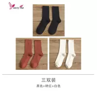 袜子女中筒袜常规日系可爱木耳边女韩国长筒袜夏季 FISH BASKET袜子