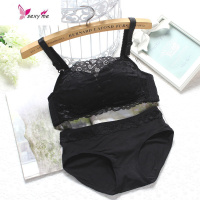 [文胸内裤]无钢圈内衣女收副乳上托防下垂文胸聚拢性感加厚 文胸套装 FISH BASKET