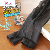 夏季超薄九分丝袜单面加裆防走光9分款连裤袜 薄款透明不带脚丝袜 FISH BASKET丝袜