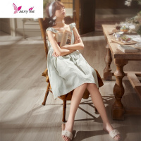 睡裙女夏季性感可爱日系很仙的宫廷公主风夏天一片式睡衣裙子 FISH BASKET