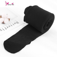 新打底裤女加绒加厚灰色竖条螺纹棉小脚裤外穿 FISH BASKET丝袜/打底袜/袜丝袜