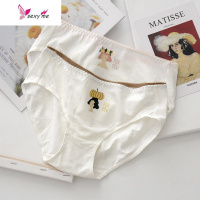 特有爱 韩国系南瓜卡通故事组合棉少女中低腰内裤学生短裤 FISH BASKET