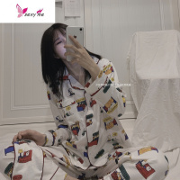 日系Snoopy史努比卡通空调睡衣棉可爱长袖学生少女家居服外穿 FISH BASKET