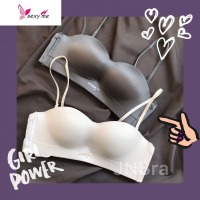 [两穿抹胸]小胸聚拢无钢圈内衣女光面防滑文胸罩防走光 FISH BASKET胸罩