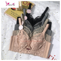 二代水晶杯文胸超薄性感蕾丝网纱透气大显小内衣女 古妃 FISH BASKET胸罩