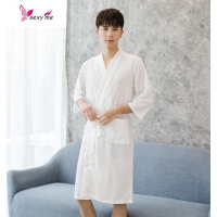 夏季浴袍女薄款简约睡衣女吸水速干成人可穿浴巾浴衣睡袍 FISH BASKET