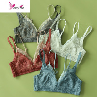 大胸显小文胸少女日系法式文胸超薄款无钢圈内衣女无海绵文胸 FISH BASKET胸罩