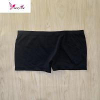 男女通用款丝袜共用无缝内裤低腰紧身弹力一片单层齐腿男穿女内裤 FISH BASKET