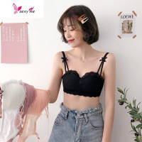 夏季韩版无钢圈少女美背内衣聚拢蕾丝花边文胸薄款性感小胸罩 FISH BASKET胸罩
