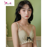 法式少女花边蕾丝聚拢内衣无钢圈文胸学生纯色胸罩女 FISH BASKET胸罩