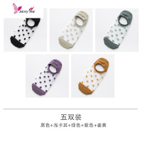 透明袜子女玻璃丝船袜浅口夏季棉底水晶丝女短袜日系薄款凉鞋袜子 FISH BASKET袜子