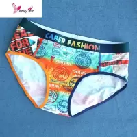 内裤个性潮三角裤女裤头棉 FISH BASKET
