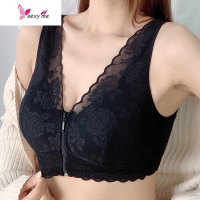 前扣拉链胸罩无钢圈聚拢性感收副乳大码美背文胸薄款全罩杯内衣女 FISH BASKET胸罩