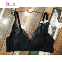 无钢圈文胸大胸显小情马直立棉BC超薄杯0.3CM内衣上托 FISH BASKET胸罩