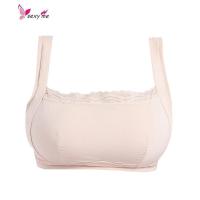 石墨烯文胸无钢圈抹胸式全罩杯内衣防走光睡觉穿纯色薄杯 FISH BASKET胸罩