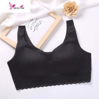 零感光面睡眠文胸薄杯无钢圈性感蕾丝美背安心养护内衣女胸罩 FISH BASKET胸罩