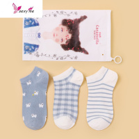 袜子女薄款低帮浅口袜新款女士船袜甜美可爱隐形袜百搭棉袜 FISH BASKET袜子
