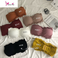 无肩带抹胸防走光裹胸性感美背吊带小胸聚拢防滑打底内衣少女文胸 FISH BASKET胸罩