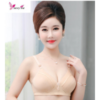 妈妈文胸舒适无钢圈中老年内衣加大码老人薄款女士胸罩通用 FISH BASKET胸罩
