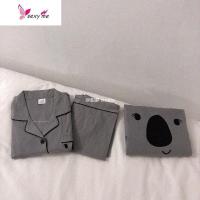 日系棉春可爱熊猫睡衣男女生情侣卡通网红ins家居服 FISH BASKET