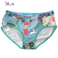 情侣内裤 圣诞奢华棉透气女男平角裤头1120 2220 FISH BASKET
