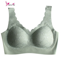 日系内衣女无钢圈薄款聚拢蕾丝美背睡眠文胸背心运动文胸罩 FISH BASKET胸罩