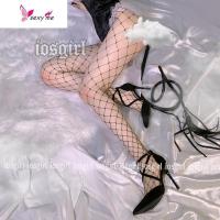iosgirl 性感镂空百搭渔网袜开裆丝袜9375 FISH BASKET丝袜
