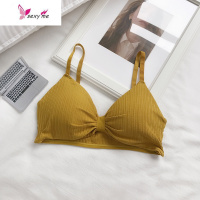 2020新款韩版性感美背聚拢无钢圈文胸少女纯色打底胸罩内衣潮 FISH BASKET胸罩