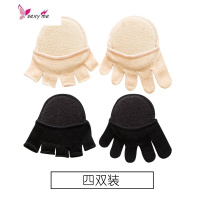 五指袜女隐形袜薄款高跟鞋半截袜女士夏季前脚掌凉鞋袜子分趾船袜 FISH BASKET袜子