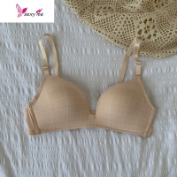 夏季2020新款内衣无钢圈聚拢文胸收副乳上托胸罩高中少女学生 FISH BASKET胸罩