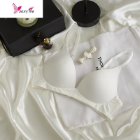 夏季薄款光面无钢圈内衣女性感小胸聚拢胸罩纯色学生少女文胸 FISH BASKET胸罩