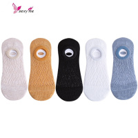 夏季镂空网眼薄款女袜子棉船袜浅口隐形色硅胶防滑学生袜低帮 FISH BASKET袜子