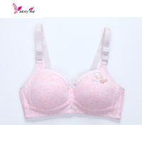 少女内衣大学生高中生薄款聚拢无钢圈棉文胸夏棉胸罩 FISH BASKET胸罩