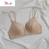 女聚拢文胸韩版色轻薄无钢圈舒适胸罩色防走光学生内衣 FISH BASKET胸罩