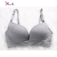 日系棉内衣女无钢圈聚拢小胸显大平胸加厚上托舒适少女文胸 FISH BASKET胸罩